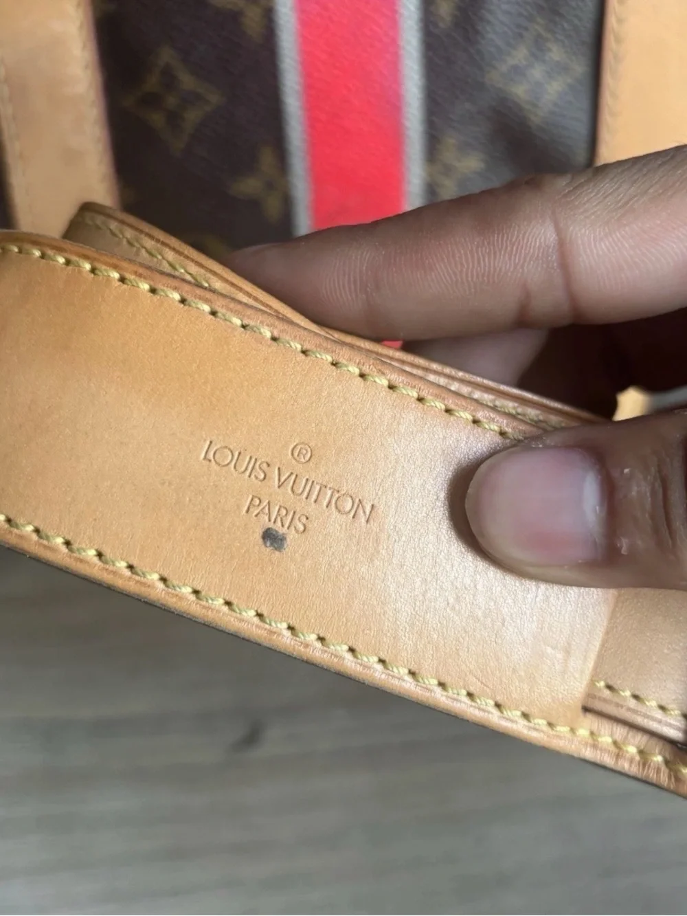 Auth LOUIS VUITTON Keepall Bandouliere 55 Monogram Canvas Duffel Bag PVD Initial